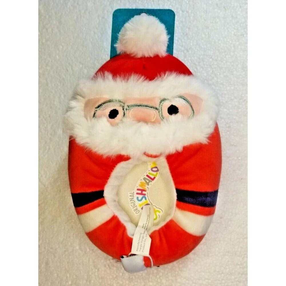 Squishmallow Santa Claus Kid's Slippers Plush Size is 11-12 NEW with TAGS CUTE